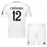 Günstige Fußballtrikots Real Madrid Camavinga 12 Kinder Heimtrikot 2024-25 Kurzarm Günstige Fußballtrikots Real Madrid Camavinga 12 Kinder Heimtrikot 2024-25 Kurzarm